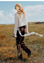 Sequined Flared Pants