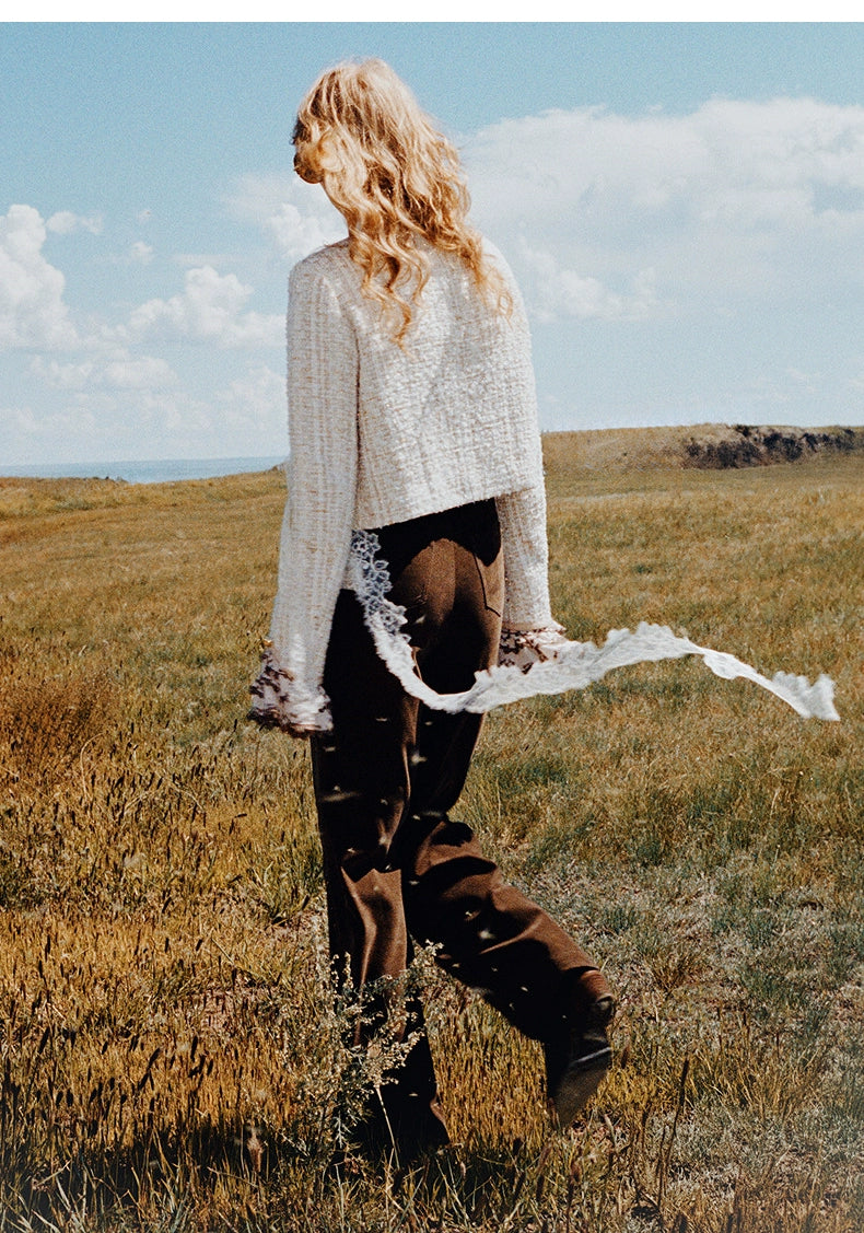 Sequined Flared Pants