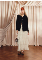 Lace A-shaped Cake Skirt