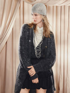 Wool Knitted Sweater Long Cardigan