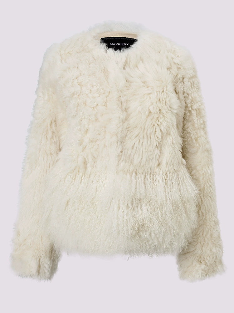 Tuscan Wool Fur Winter Coat