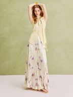 Embroidered Knitted Vest Sweater