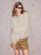 Tuscan Wool Fur Winter Coat