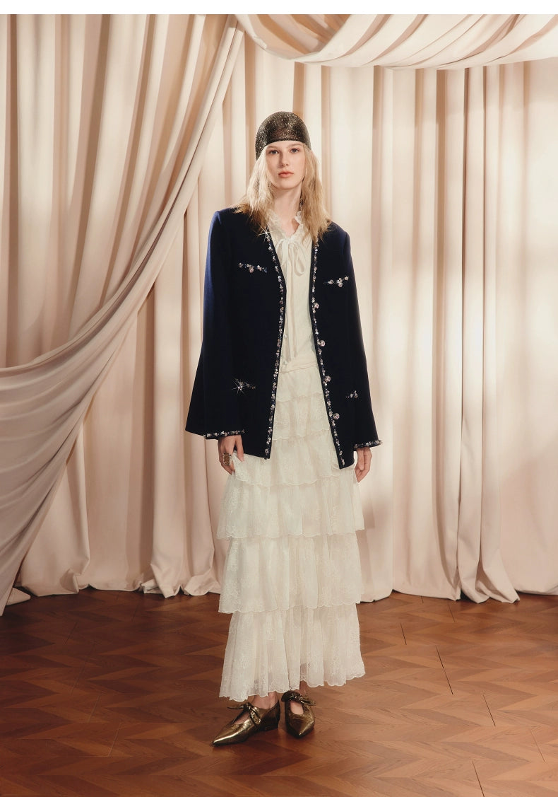 Lace A-shaped Cake Skirt