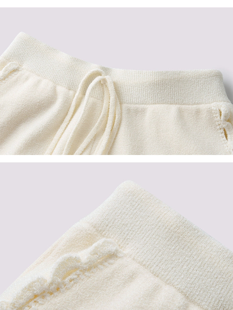 Loose Wide Leg Knitted Trousers