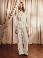 Loose Wide Leg Knitted Trousers