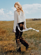 Sequined Flared Pants