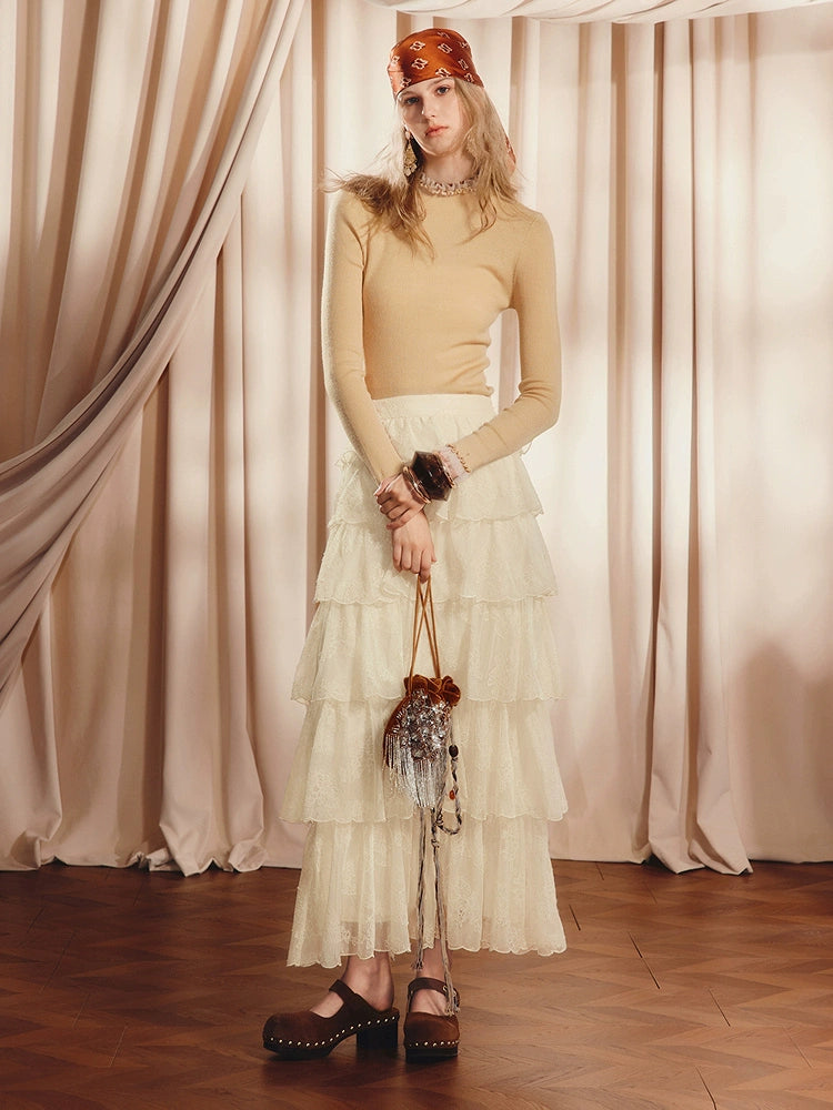 Slim Fit Long Sleeve Top Knitted Sweater