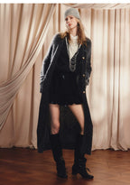 Wool Knitted Sweater Long Cardigan