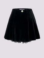 High Wasit A Shape Lace Shorts