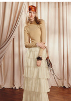 Slim Fit Long Sleeve Top Knitted Sweater