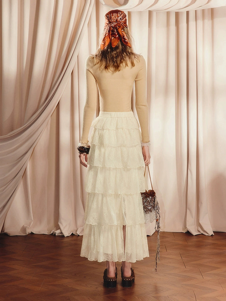 Slim Fit Long Sleeve Top Knitted Sweater