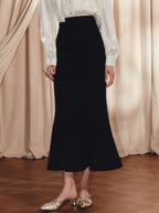 Asymmetrical Waist Bodycon Skirt