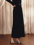High Wasit H Shape Long Skirt