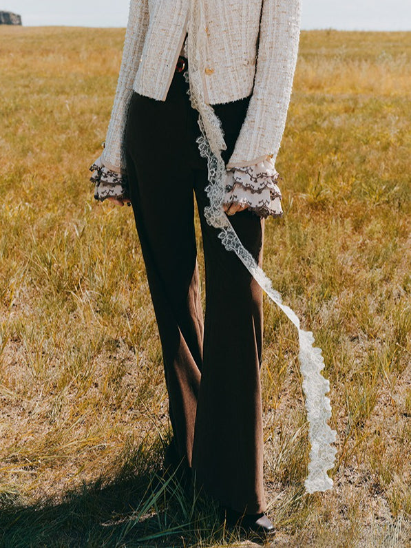 Sequined Flared Pants